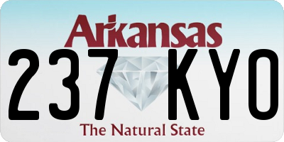 AR license plate 237KYO