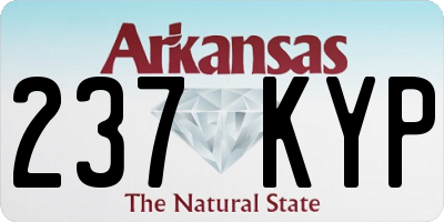 AR license plate 237KYP