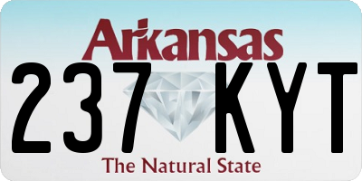 AR license plate 237KYT