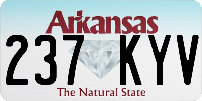 AR license plate 237KYV
