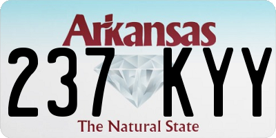 AR license plate 237KYY