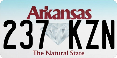 AR license plate 237KZN