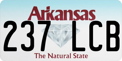 AR license plate 237LCB