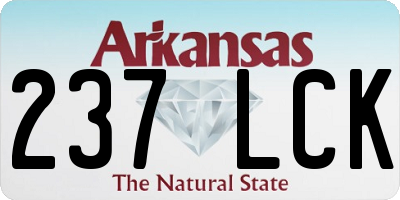 AR license plate 237LCK