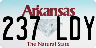 AR license plate 237LDY