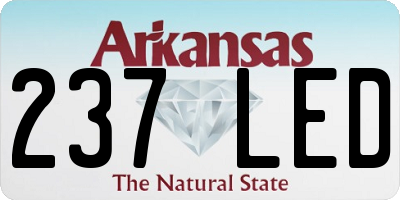 AR license plate 237LED