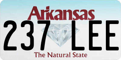 AR license plate 237LEE