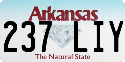 AR license plate 237LIY