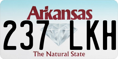 AR license plate 237LKH