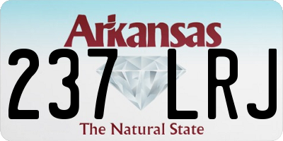 AR license plate 237LRJ