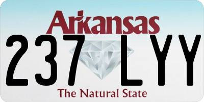 AR license plate 237LYY