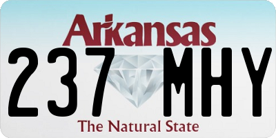 AR license plate 237MHY