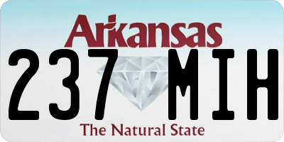 AR license plate 237MIH