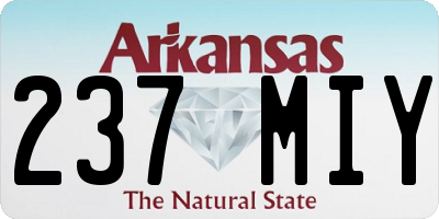 AR license plate 237MIY