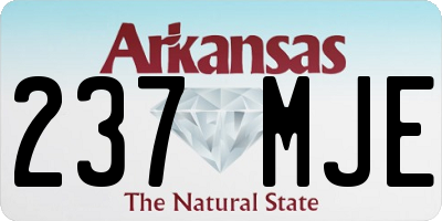 AR license plate 237MJE