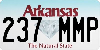 AR license plate 237MMP
