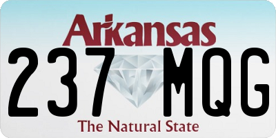 AR license plate 237MQG