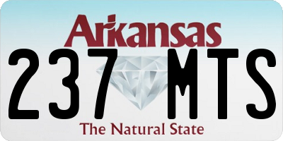AR license plate 237MTS