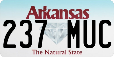 AR license plate 237MUC