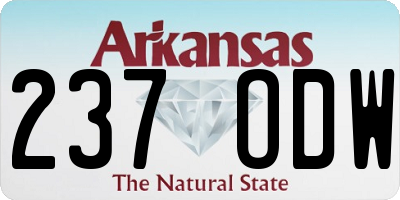 AR license plate 237ODW