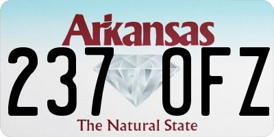 AR license plate 237OFZ