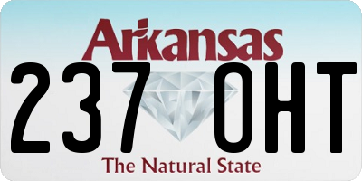 AR license plate 237OHT