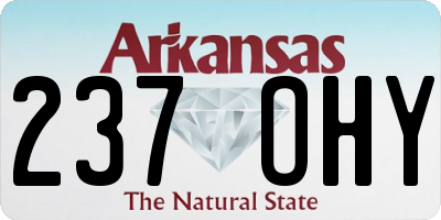 AR license plate 237OHY