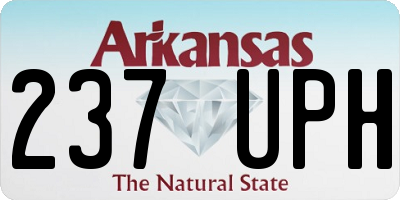 AR license plate 237UPH