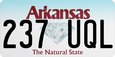 AR license plate 237UQL