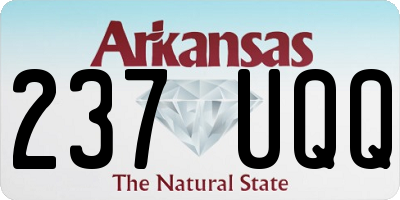 AR license plate 237UQQ