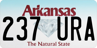 AR license plate 237URA