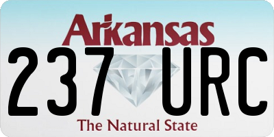 AR license plate 237URC