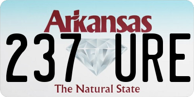 AR license plate 237URE