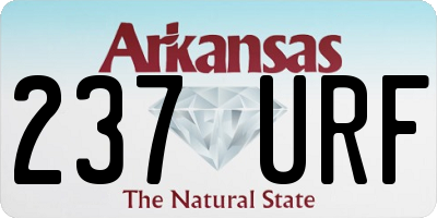 AR license plate 237URF