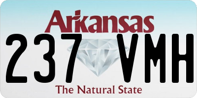 AR license plate 237VMH