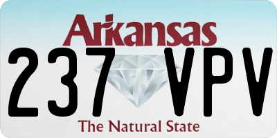 AR license plate 237VPV