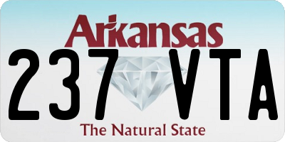 AR license plate 237VTA