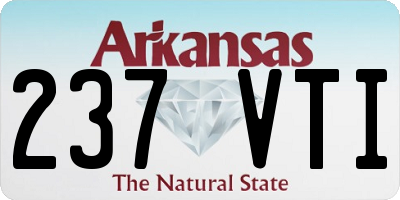 AR license plate 237VTI