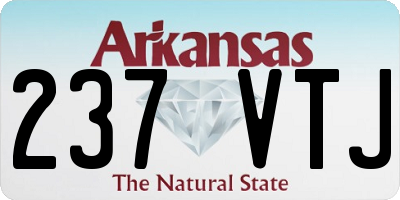 AR license plate 237VTJ