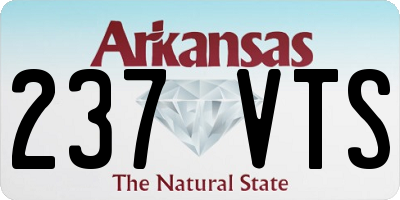 AR license plate 237VTS