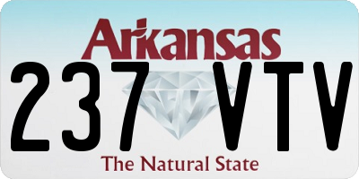 AR license plate 237VTV