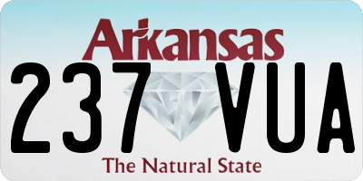 AR license plate 237VUA
