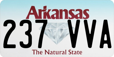 AR license plate 237VVA