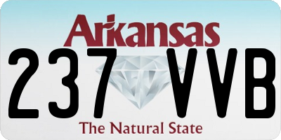 AR license plate 237VVB