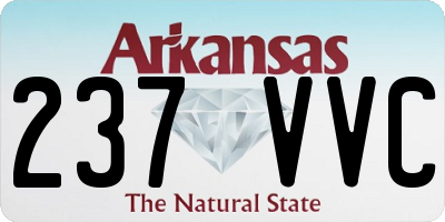 AR license plate 237VVC