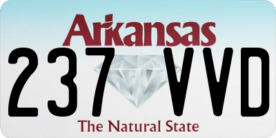 AR license plate 237VVD