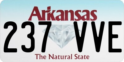 AR license plate 237VVE
