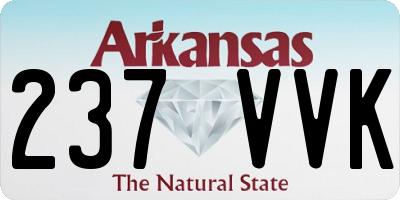 AR license plate 237VVK