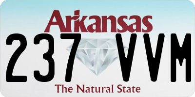 AR license plate 237VVM