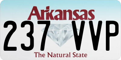 AR license plate 237VVP